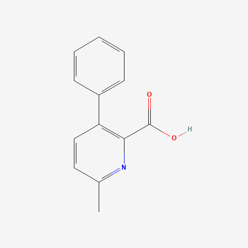 6-methyl-3-phenylpyridine-2-carboxylic acid (CAS: 1228430-85-0) - Chemical Structure and Molecular Formula 