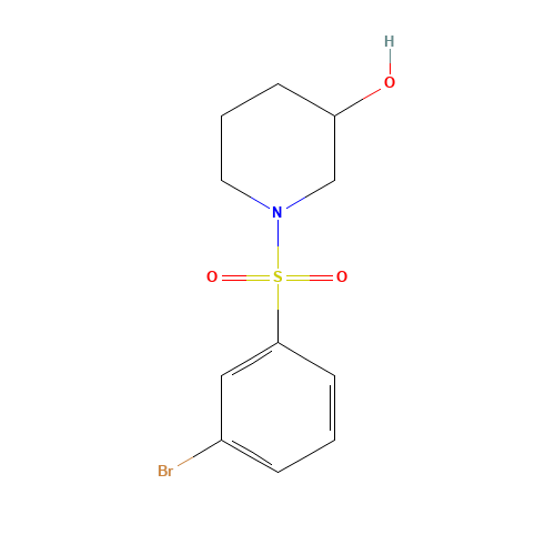 1-(3-bromophenyl)sulfonylpiperidin-3-ol (CAS: 1153348-68-5) - Related Chemical Product