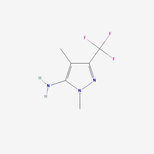 2,4-dimethyl-5-(trifluoromethyl)pyrazol-3-amine (CAS: 164668-13-7) - Related Chemical Product