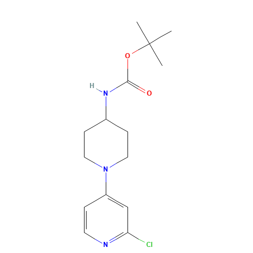 tert-butyl N-[1-(2-chloropyridin-4-yl)piperidin-4-yl]carbamate (CAS: 1206248-07-8) - Related Chemical Product
