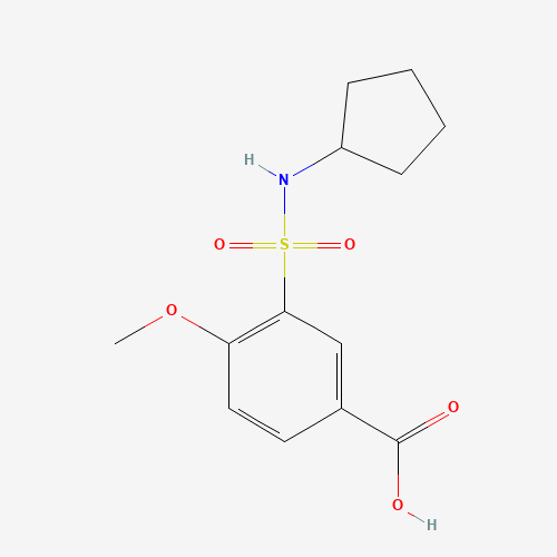 3-(cyclopentylsulfamoyl)-4-methoxybenzoic acid (CAS: 735305-59-6) - Related Chemical Product