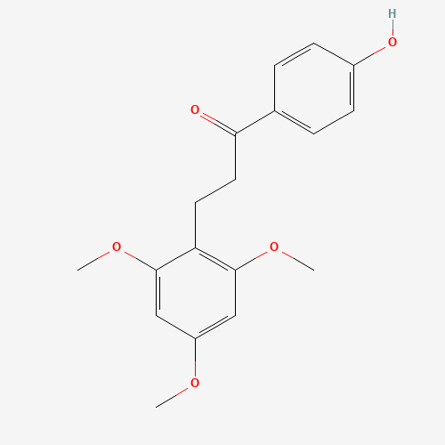 1-(4-hydroxyphenyl)-3-(2,4,6-trimethoxyphenyl)propan-1-one (CAS: 119425-90-0) - Related Chemical Product