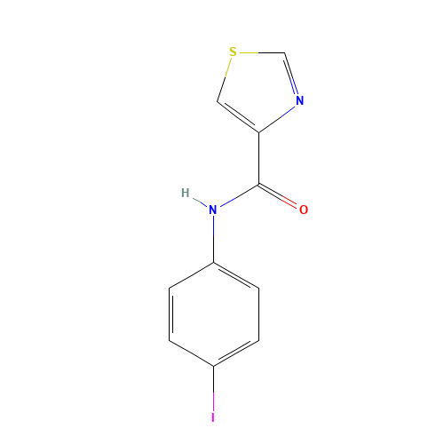 N-(4-iodophenyl)-1,3-thiazole-4-carboxamide (CAS: 1027705-20-9) - Related Chemical Product