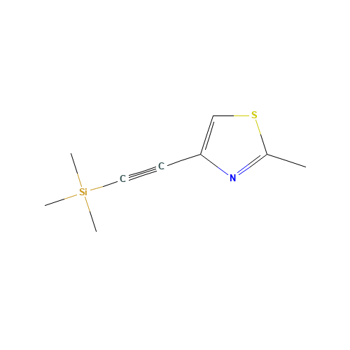 trimethyl-[2-(2-methyl-1,3-thiazol-4-yl)ethynyl]silane (CAS: 329203-85-2) - Related Chemical Product
