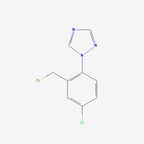 1-[2-(bromomethyl)-4-chlorophenyl]-1,2,4-triazole (CAS: 404922-80-1) - Related Chemical Product