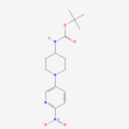 tert-butyl N-[1-(6-nitropyridin-3-yl)piperidin-4-yl]carbamate (CAS: 1231930-78-1) - Related Chemical Product