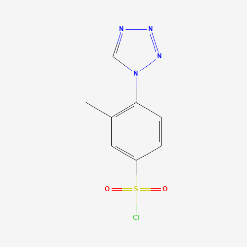 3-methyl-4-(tetrazol-1-yl)benzenesulfonyl chloride (CAS: 1099632-63-9) - Related Chemical Product