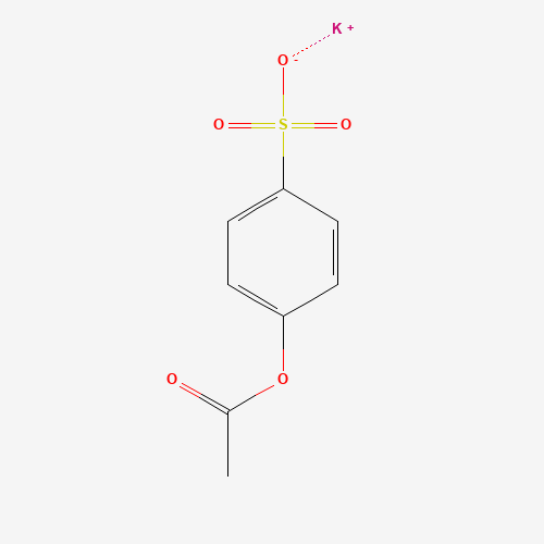 potassium;4-acetyloxybenzenesulfonate (CAS: 110949-38-7) - Chemical Structure and Molecular Formula 