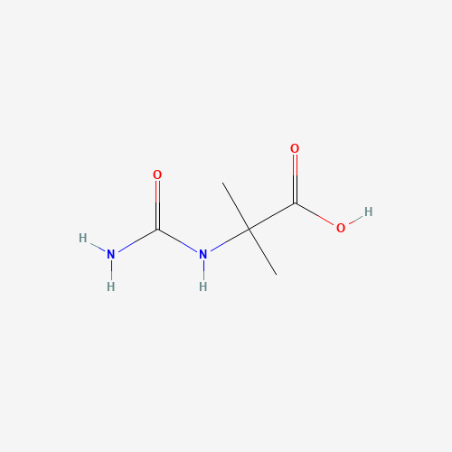2-(carbamoylamino)-2-methylpropanoic acid (CAS: 38605-63-9) - Chemical Structure and Molecular Formula 