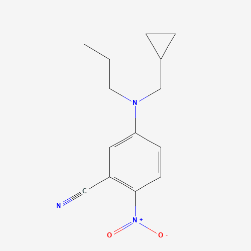 5-[cyclopropylmethyl(propyl)amino]-2-nitrobenzonitrile (CAS: 821776-53-8) - Related Chemical Product