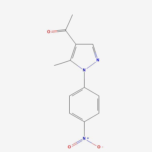 1-[5-methyl-1-(4-nitrophenyl)pyrazol-4-yl]ethanone (CAS: 5078-55-7) - Related Chemical Product
