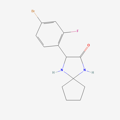 2-(4-bromo-2-fluorophenyl)-1,4-diazaspiro[4.4]nonan-3-one (CAS: 1272755-90-4) - Related Chemical Product