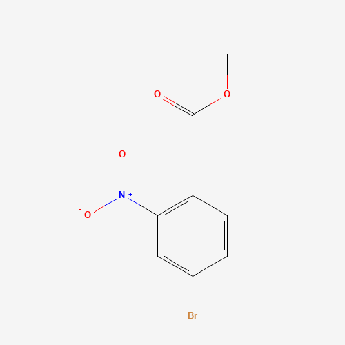 methyl 2-(4-bromo-2-nitrophenyl)-2-methylpropanoate (CAS: 544709-66-2) - Related Chemical Product