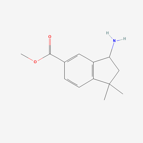 methyl 3-amino-1,1-dimethyl-2,3-dihydroindene-5-carboxylate (CAS: 1246505-78-1) - Related Chemical Product