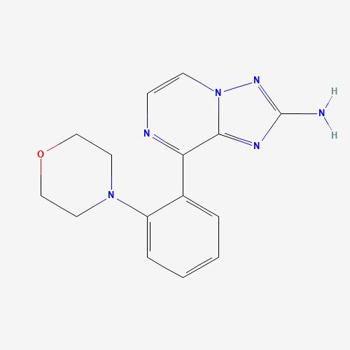 8-(2-morpholin-4-ylphenyl)-[1,2,4]triazolo[1,5-a]pyrazin-2-amine (CAS: 1360612-84-5) - Related Chemical Product