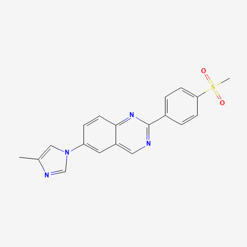 6-(4-methylimidazol-1-yl)-2-(4-methylsulfonylphenyl)quinazoline (CAS: 1201902-08-0) - Related Chemical Product