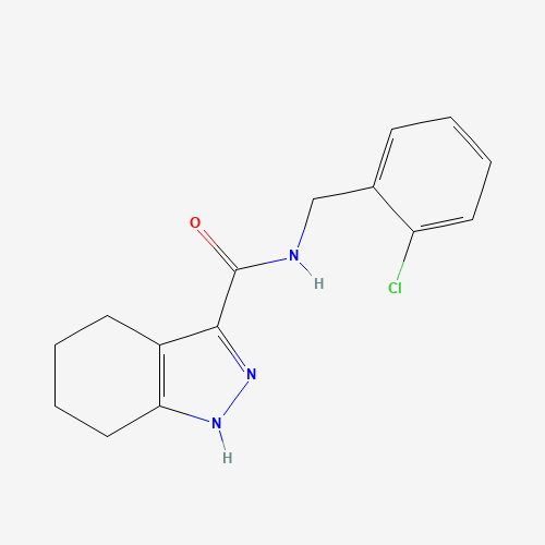 N-[(2-chlorophenyl)methyl]-4,5,6,7-tetrahydro-1H-indazole-3-carboxamide (CAS: 1206726-45-5) - Related Chemical Product