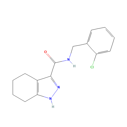 N-[(2-chlorophenyl)methyl]-4,5,6,7-tetrahydro-1H-indazole-3-carboxamide (CAS: 1206726-45-5) - Related Chemical Product