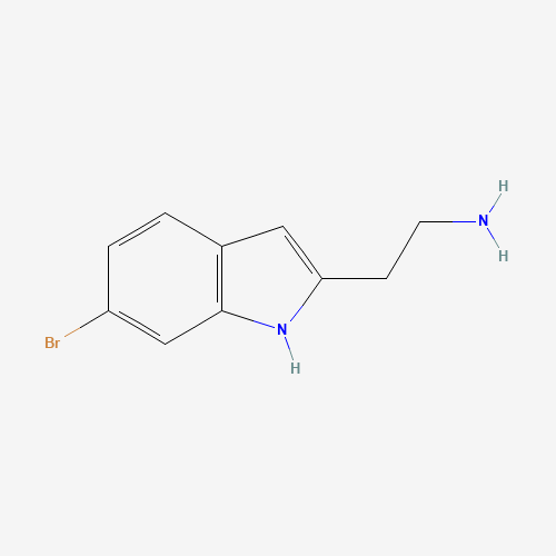 2-(6-bromo-1H-indol-2-yl)ethanamine (CAS: 1018637-87-0) - Chemical Structure and Molecular Formula 