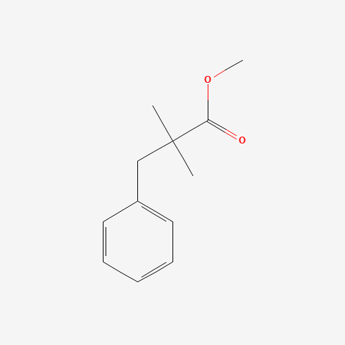 methyl 2,2-dimethyl-3-phenylpropanoate (CAS: 14248-22-7) - Chemical Structure and Molecular Formula 