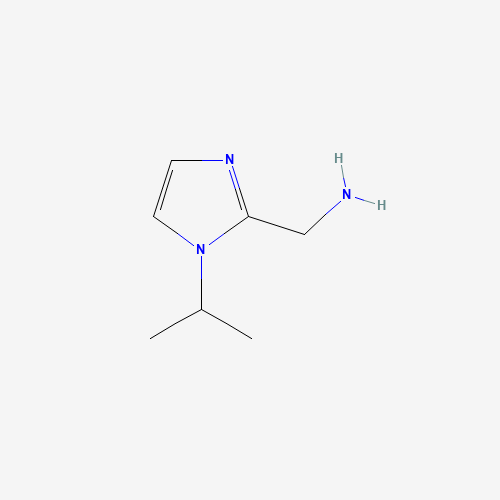 (1-propan-2-ylimidazol-2-yl)methanamine (CAS: 773790-38-8) - Chemical Structure and Molecular Formula 