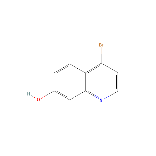 4-bromo-1H-quinolin-7-one (CAS: 181950-60-7) - Chemical Structure and Molecular Formula 