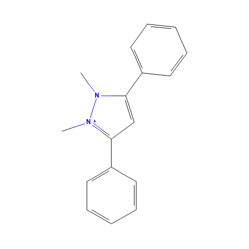 1,2-dimethyl-3,5-diphenylpyrazol-1-ium (CAS: 49866-87-7) - Related Chemical Product