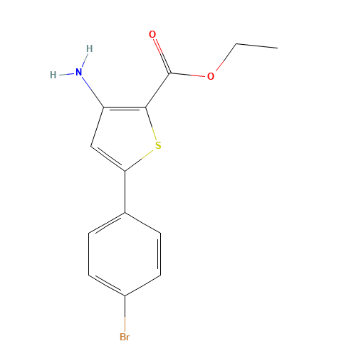 ethyl 3-amino-5-(4-bromophenyl)thiophene-2-carboxylate (CAS: 91076-96-9) - Related Chemical Product