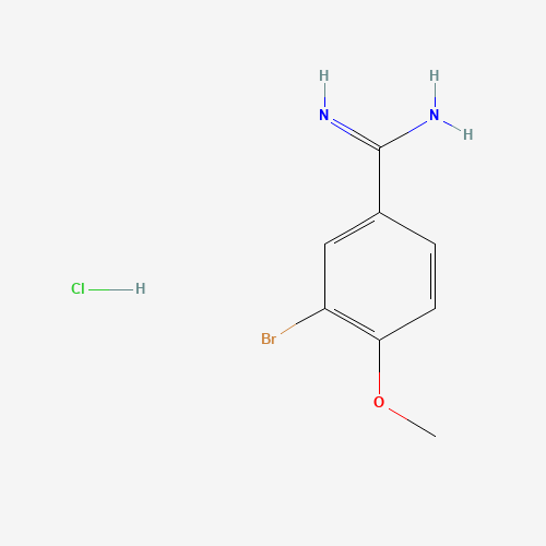 3-bromo-4-methoxybenzenecarboximidamide;hydrochloride (CAS: 126007-99-6) - Related Chemical Product