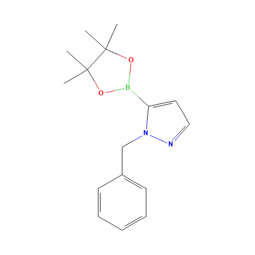 1-benzyl-5-(4,4,5,5-tetramethyl-1,3,2-dioxaborolan-2-yl)pyrazole (CAS: 1362243-50-2) - Related Chemical Product
