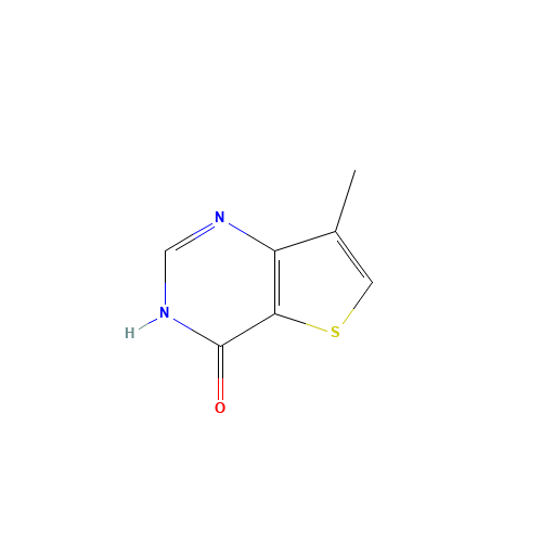7-methyl-1H-thieno[3,2-d]pyrimidin-4-one (CAS: 175137-13-0) - Chemical Structure and Molecular Formula 