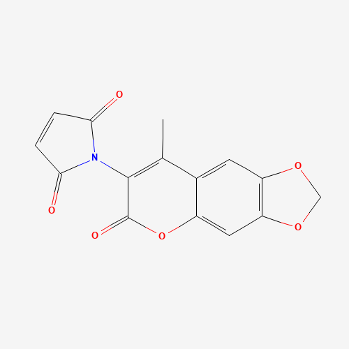 1-(8-methyl-6-oxo-[1,3]dioxolo[4,5-g]chromen-7-yl)pyrrole-2,5-dione (CAS: 97744-90-6) - Related Chemical Product