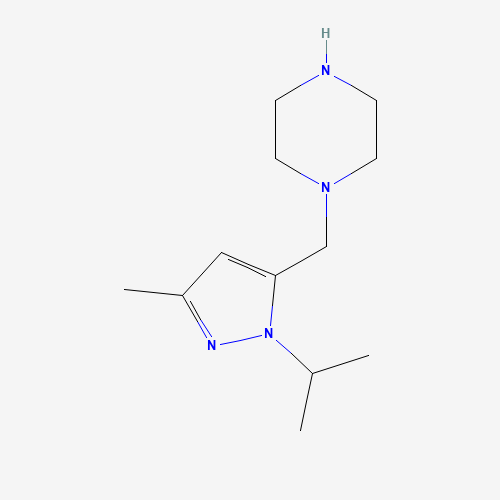 1-[(5-methyl-2-propan-2-ylpyrazol-3-yl)methyl]piperazine (CAS: 1460034-49-4) - Related Chemical Product