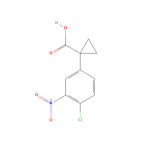 1-(4-chloro-3-nitrophenyl)cyclopropane-1-carboxylic acid (CAS: 236418-11-4) - Related Chemical Product