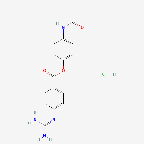 (4-acetamidophenyl) 4-(diaminomethylideneamino)benzoate;hydrochloride (CAS: 79119-49-6) - Related Chemical Product