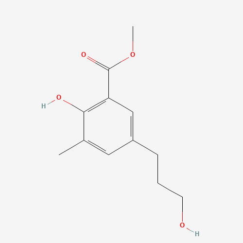 methyl 2-hydroxy-5-(3-hydroxypropyl)-3-methylbenzoate (CAS: 1308652-92-7) - Related Chemical Product