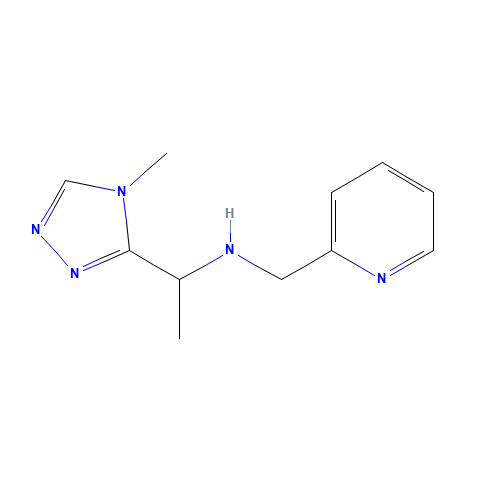 1-(4-methyl-1,2,4-triazol-3-yl)-N-(pyridin-2-ylmethyl)ethanamine (CAS: 1156624-64-4) - Related Chemical Product