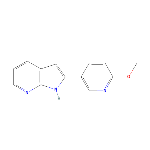 2-(6-methoxypyridin-3-yl)-1H-pyrrolo[2,3-b]pyridine (CAS: 1346526-28-0) - Related Chemical Product