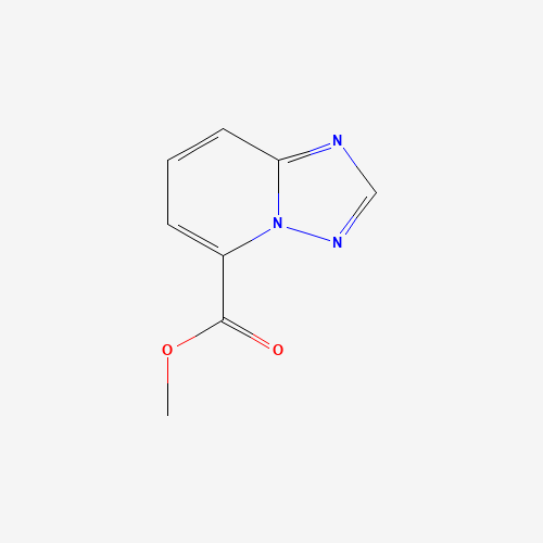 methyl [1,2,4]triazolo[1,5-a]pyridine-5-carboxylate (CAS: 1053655-68-7) - Chemical Structure and Molecular Formula 