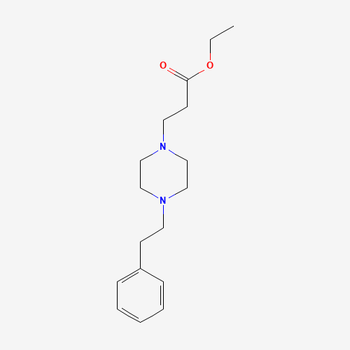ethyl 3-[4-(2-phenylethyl)piperazin-1-yl]propanoate (CAS: 845885-92-9) - Related Chemical Product