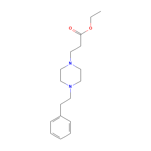 ethyl 3-[4-(2-phenylethyl)piperazin-1-yl]propanoate (CAS: 845885-92-9) - Related Chemical Product