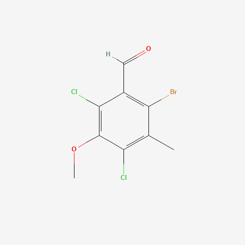 2-bromo-4,6-dichloro-5-methoxy-3-methylbenzaldehyde (CAS: 1055969-00-0) - Related Chemical Product