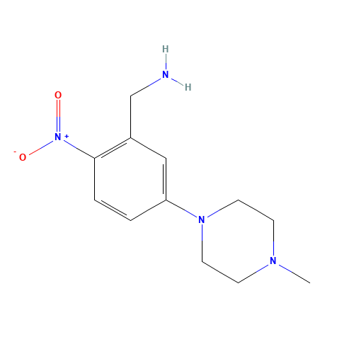 [5-(4-methylpiperazin-1-yl)-2-nitrophenyl]methanamine (CAS: 630410-70-7) - Related Chemical Product