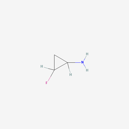 2-fluorocyclopropan-1-amine (CAS: 105919-28-6) - Chemical Structure and Molecular Formula 