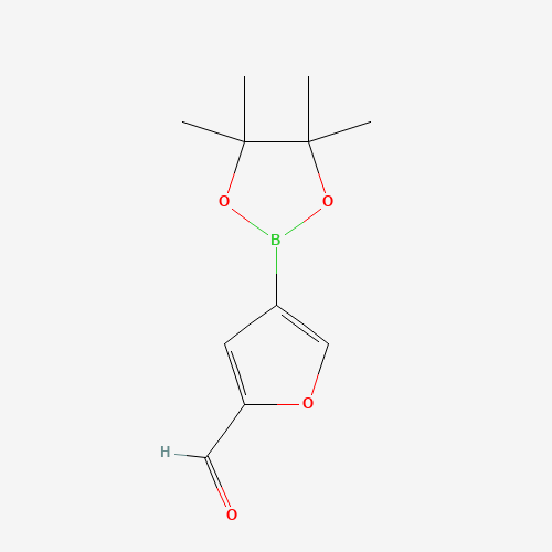 4-(4,4,5,5-tetramethyl-1,3,2-dioxaborolan-2-yl)furan-2-carbaldehyde (CAS: 846023-58-3) - Related Chemical Product