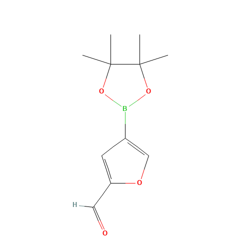 4-(4,4,5,5-tetramethyl-1,3,2-dioxaborolan-2-yl)furan-2-carbaldehyde (CAS: 846023-58-3) - Related Chemical Product