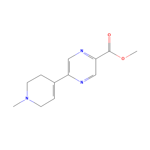 methyl 5-(1-methyl-3,6-dihydro-2H-pyridin-4-yl)pyrazine-2-carboxylate (CAS: 1035271-50-1) - Related Chemical Product