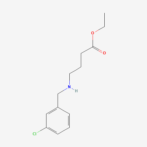 ethyl 4-[(3-chlorophenyl)methylamino]butanoate (CAS: 1391078-47-9) - Related Chemical Product