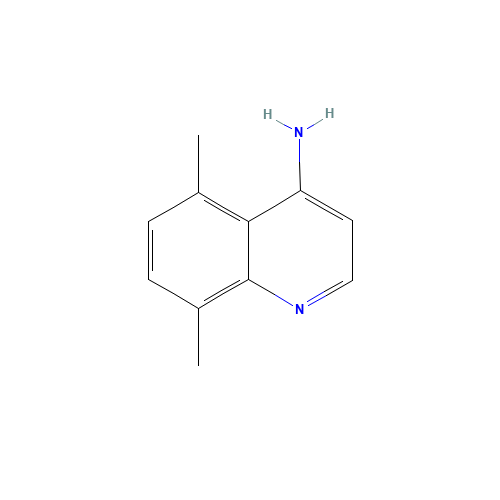 5,8-dimethylquinolin-4-amine (CAS: 948292-74-8) - Chemical Structure and Molecular Formula 