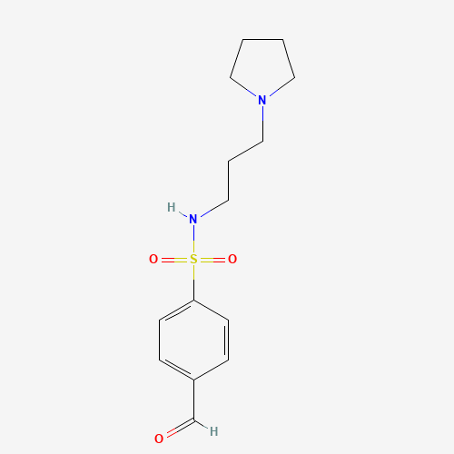 4-formyl-N-(3-pyrrolidin-1-ylpropyl)benzenesulfonamide (CAS: 650629-09-7) - Related Chemical Product